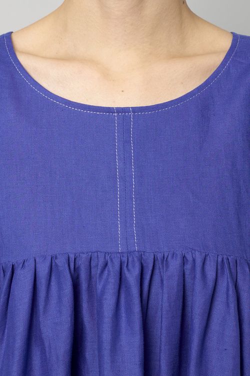 イレギュラーヘムリネンワンピース