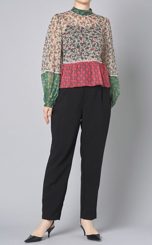 【美品✨】定価 60,000円❤️ MAX＆Co.✨サイズ36✨ワンピース セール】 【洗える】フロントボタンギャザー ワンピース