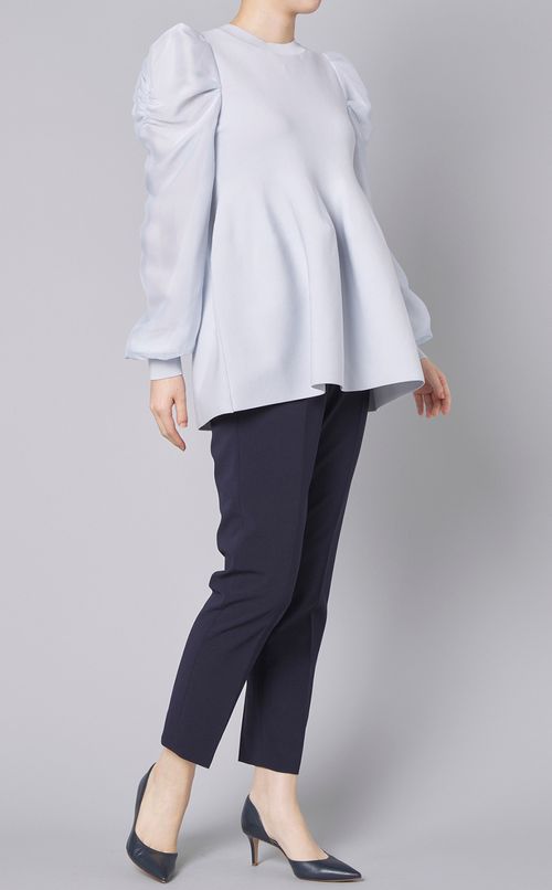 センタープレステーパードパンツ