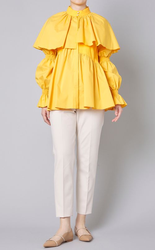 パール付ビッグカラーブラウス