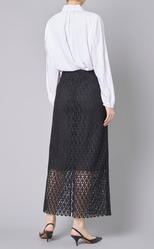 ジオメトリックレーススカート