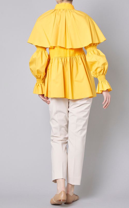 パール付ビッグカラーブラウス