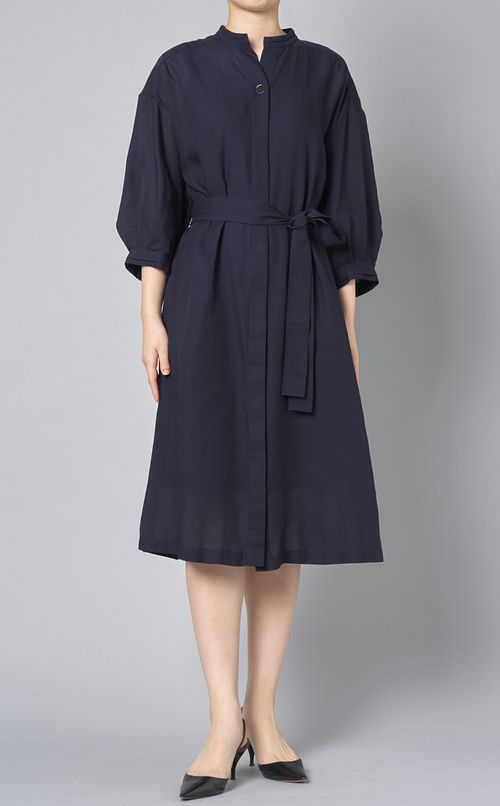 ソフトセルツイルシャツワンピース