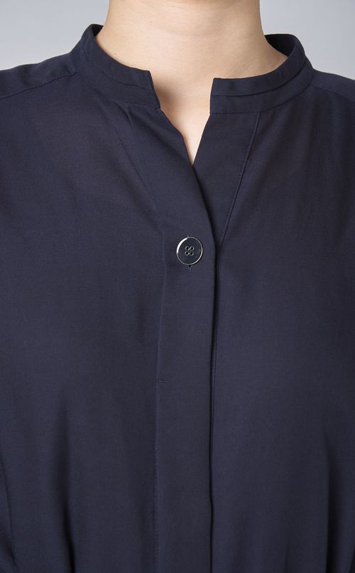 ソフトセルツイルシャツワンピース