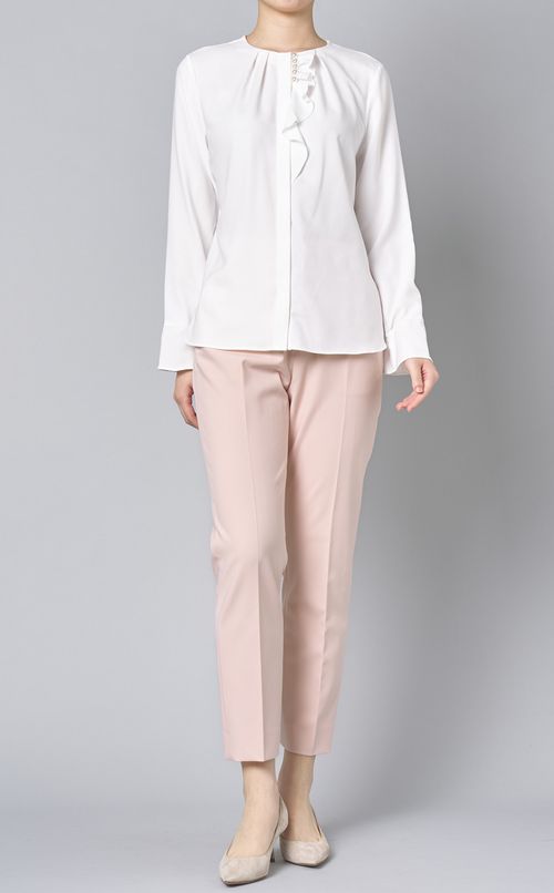 センタープレステーパードパンツ