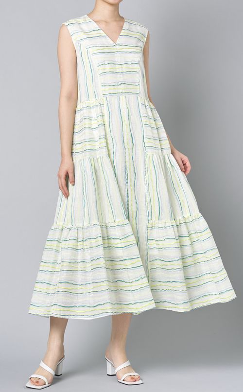 レインボージャガードギャザーワンピース