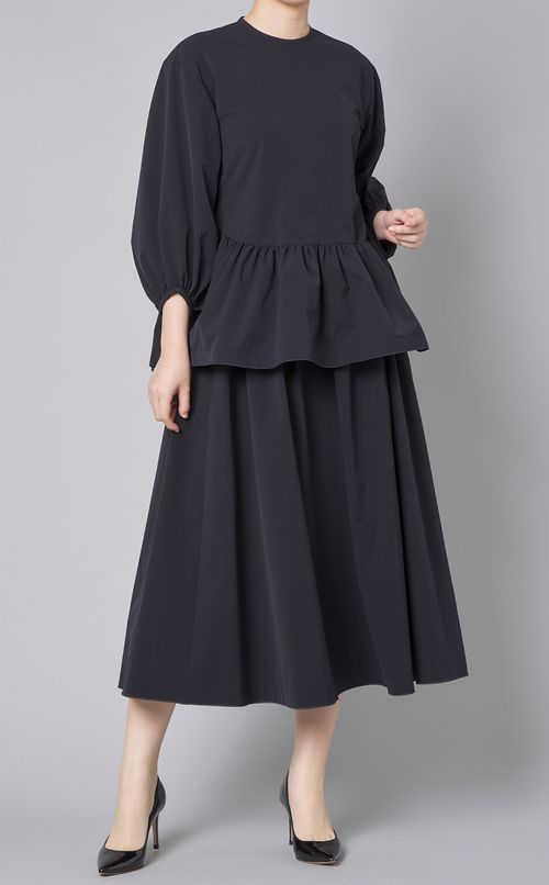 ストレッチタフタギャザースカート