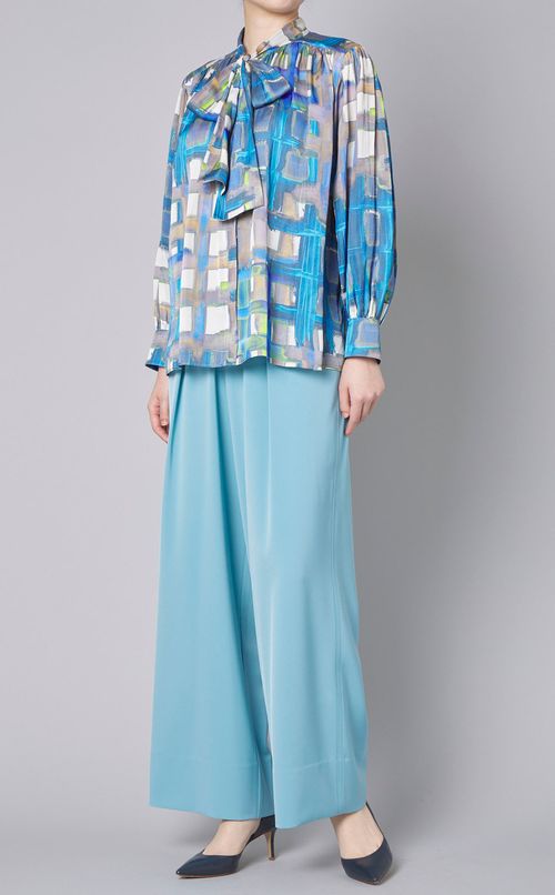 ストレッチイージーワイドパンツ