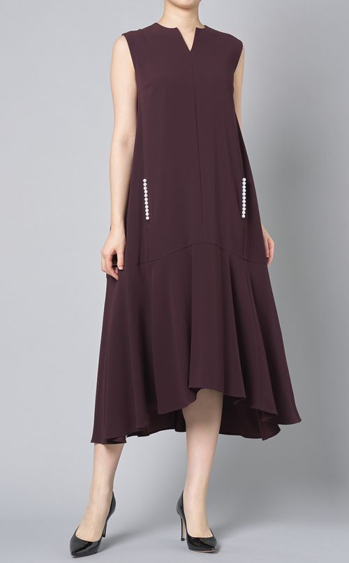 パール付フリルワンピース