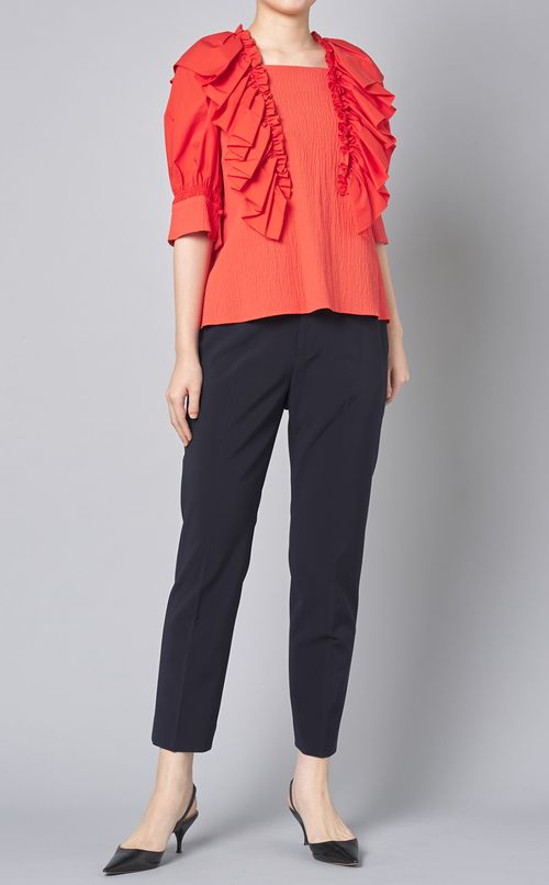 ラッフルフリルブラウス