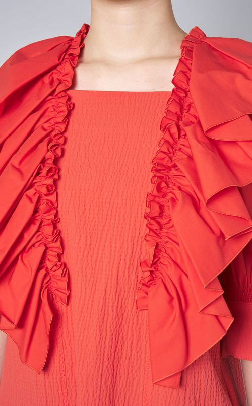 ラッフルフリルブラウス