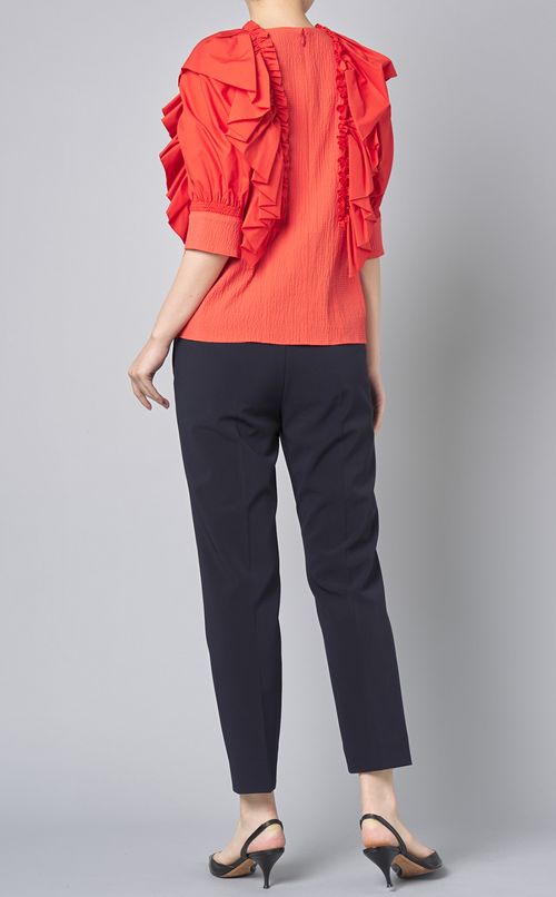 ラッフルフリルブラウス