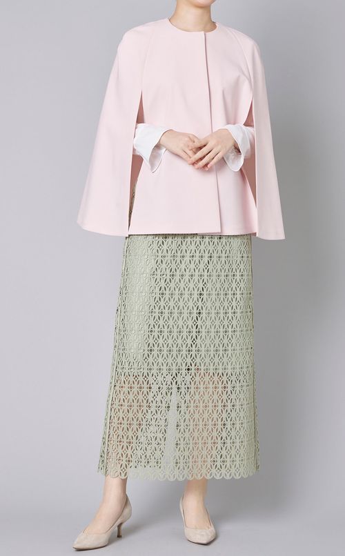 ジオメトリックレーススカート