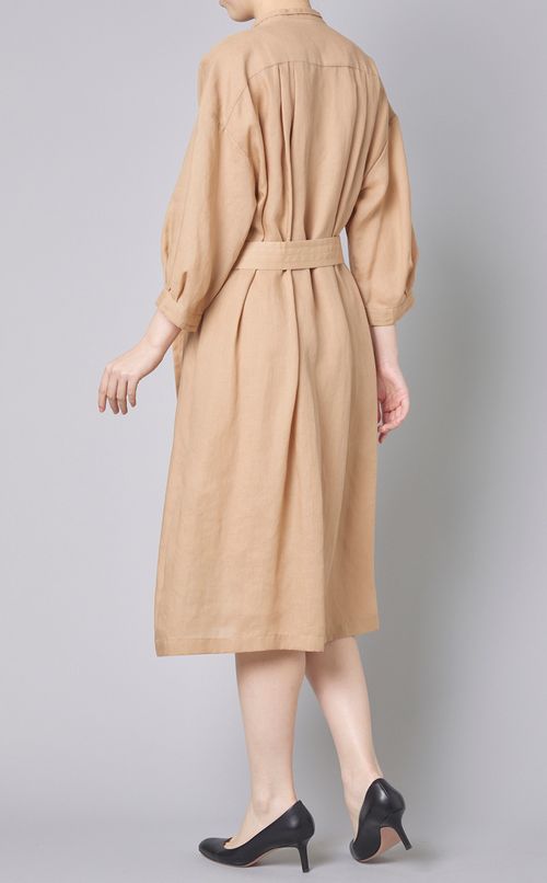 ソフトセルツイルシャツワンピース