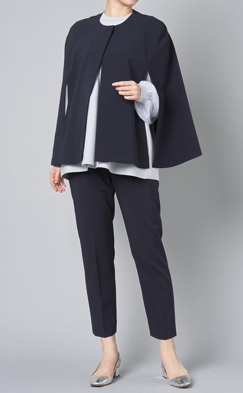 センタープレステーパードパンツ