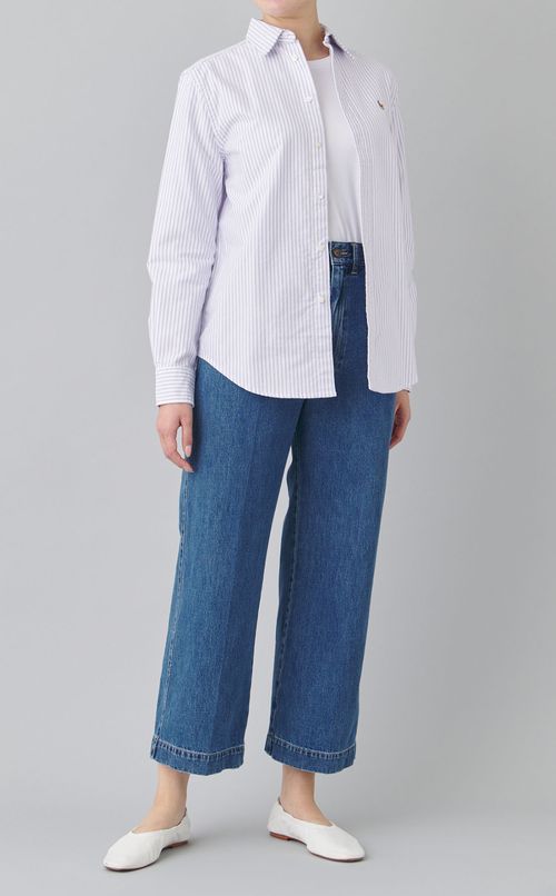 クラッシックオックスストライプシャツ