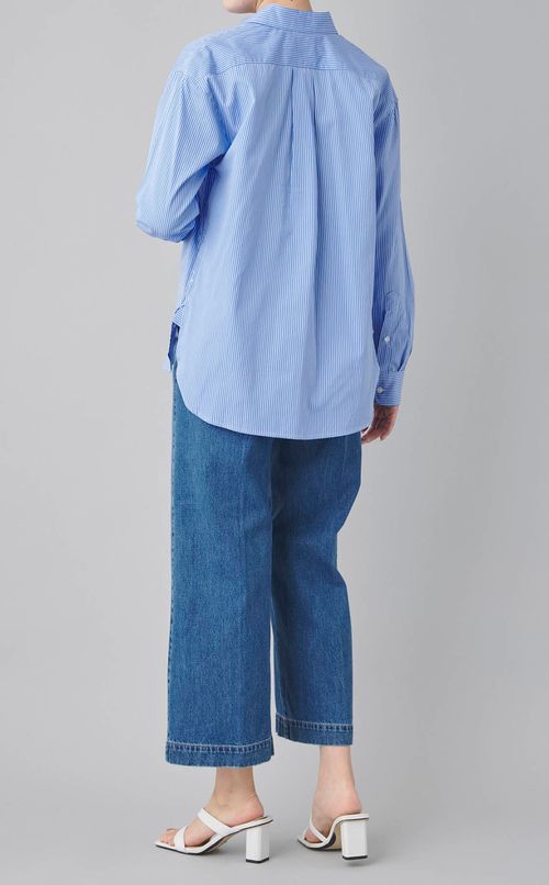 ブロードレジメンタルストライプシャツ