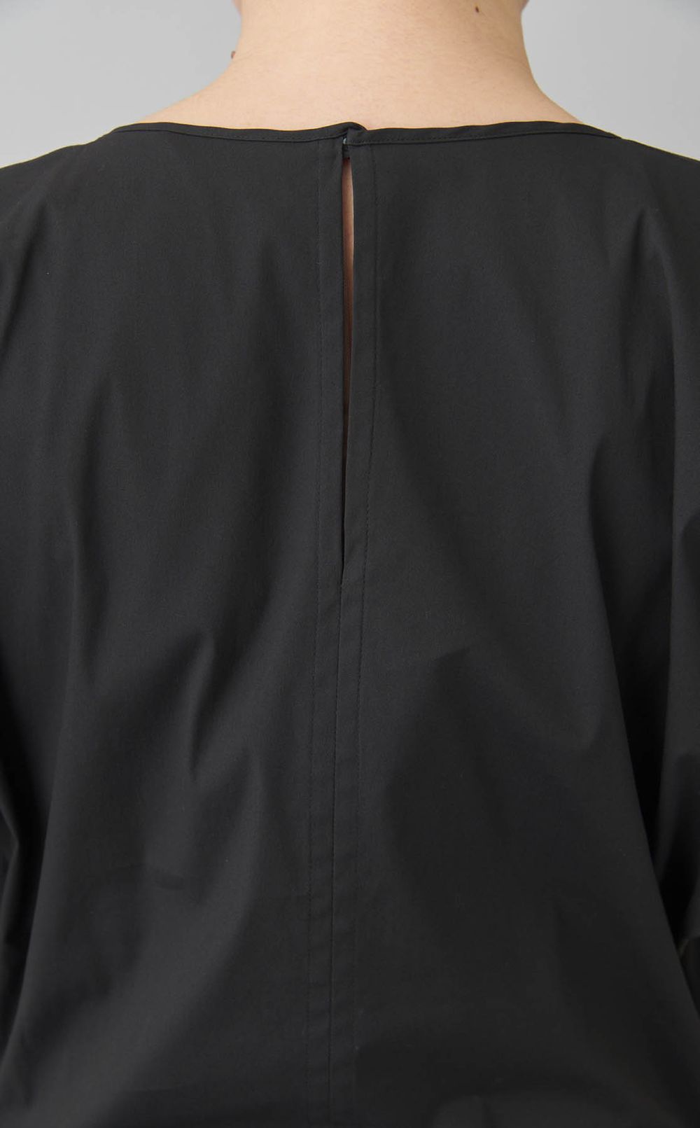 コットンナイロンギャザーワンピース