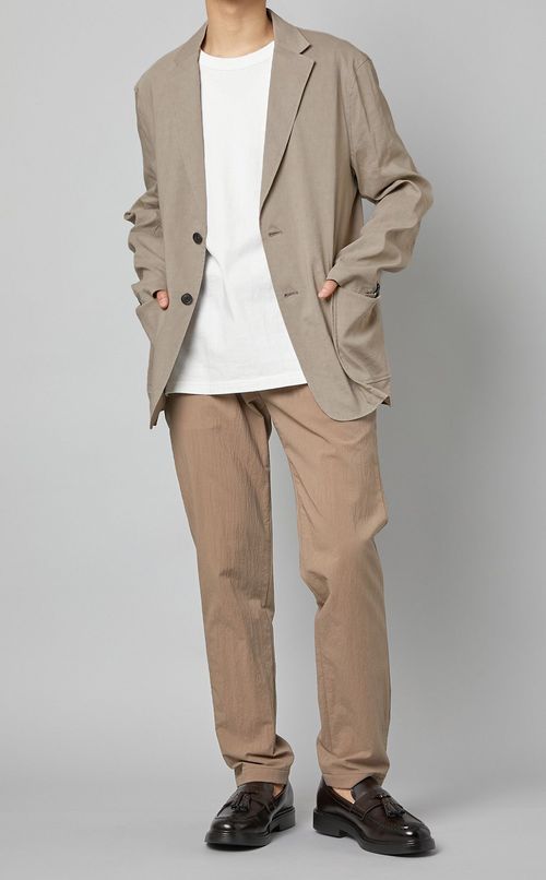 ストレッチリネンジャケット