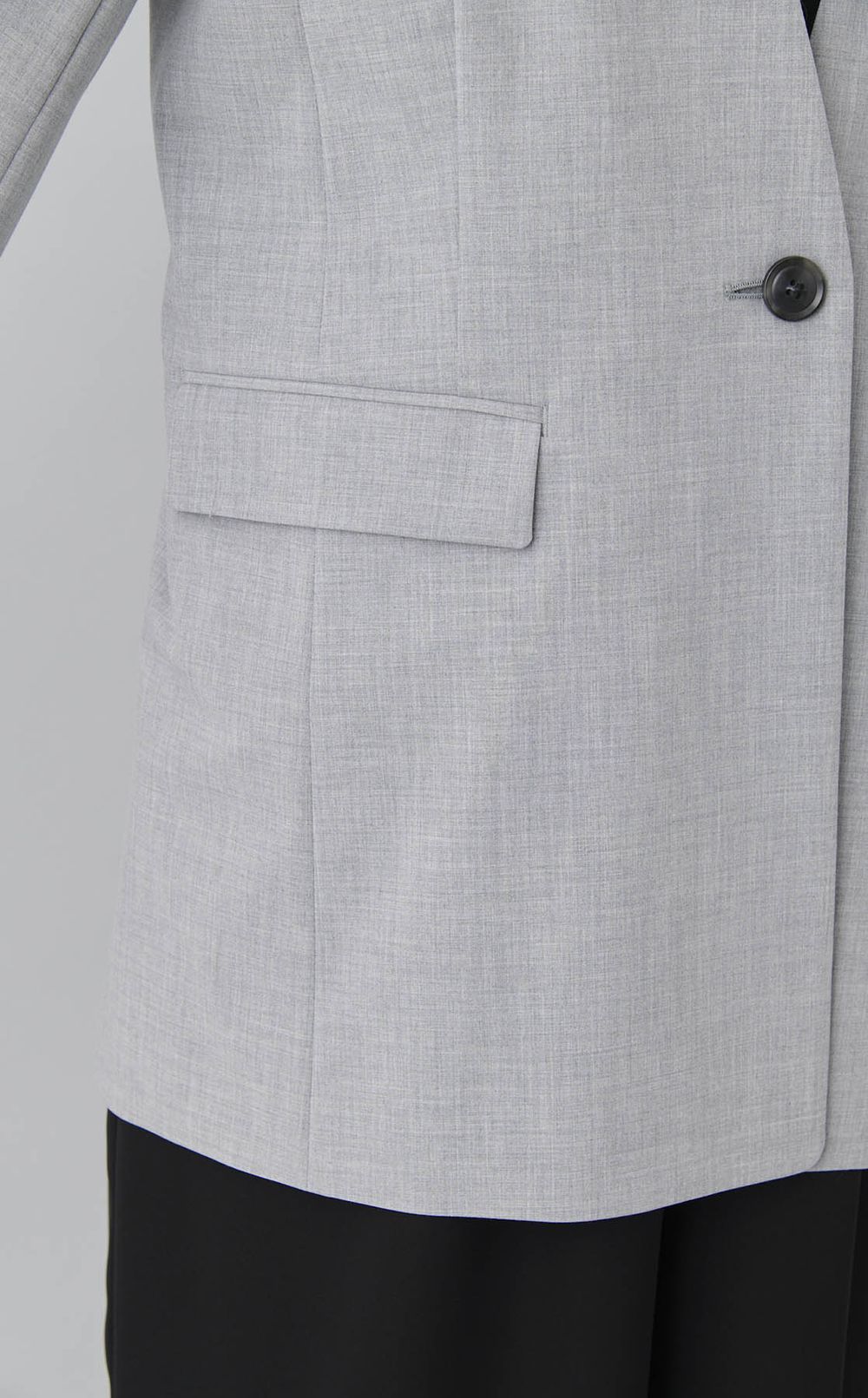 ノーカラーシングルジャケット