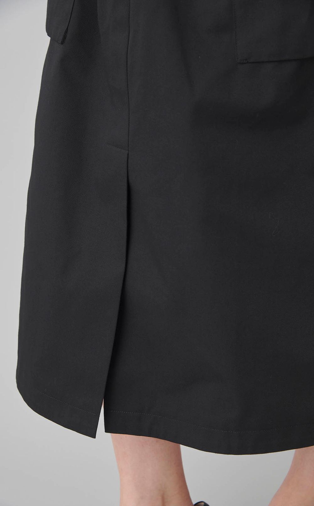 ウェストギャザー2ポケットスカート