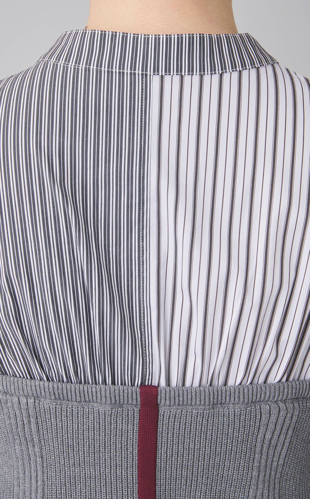 ニットビスチェドッキングシャツ