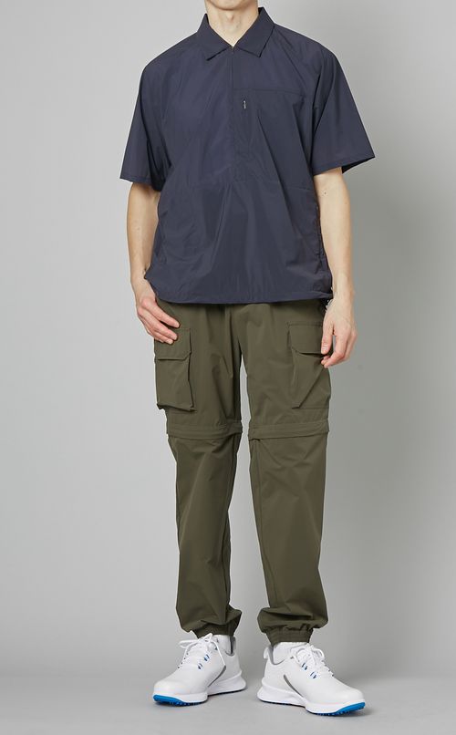 【手洗い可】ナイロンショートスリーブシャツ