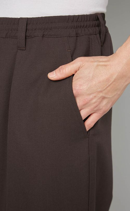 トロピカルウールタックパンツ