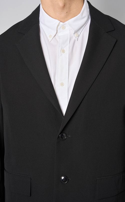 ウールレーヨンツイル2ボタンジャケット