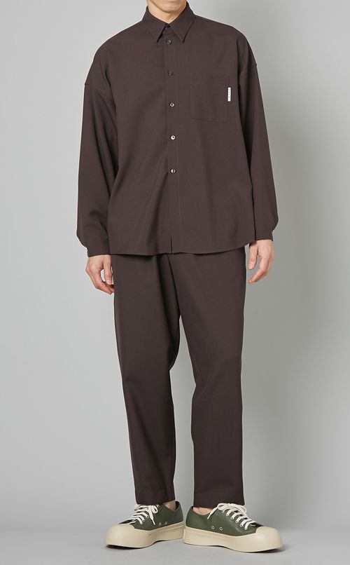 トロピカルウールシングルシャツ