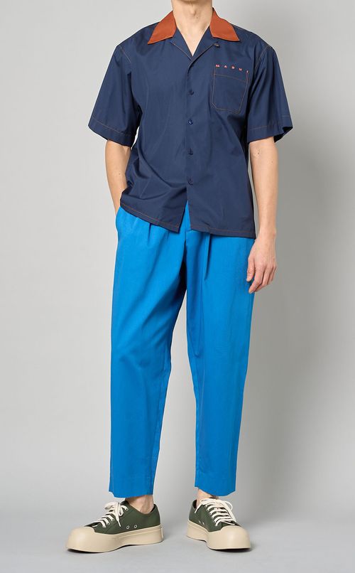 コットンタックパンツ