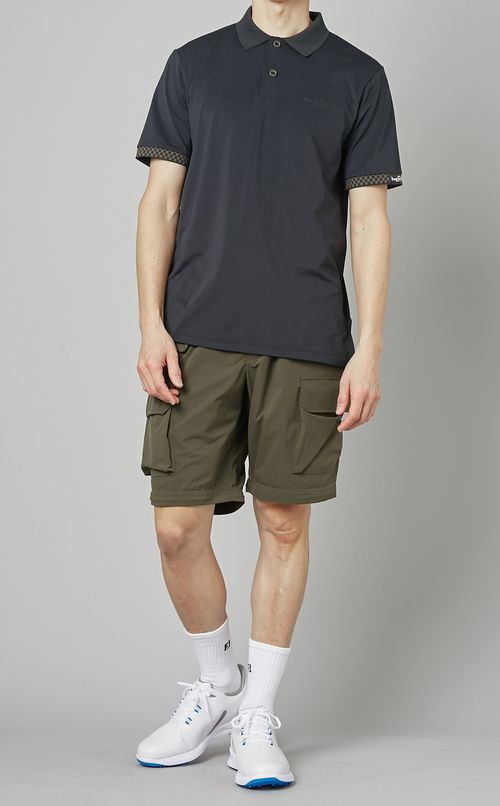 【手洗い可】ハイストレッチショートスリーブポロ