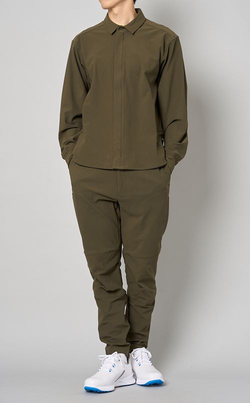 【手洗い可】ストレッチナイロンパンツ