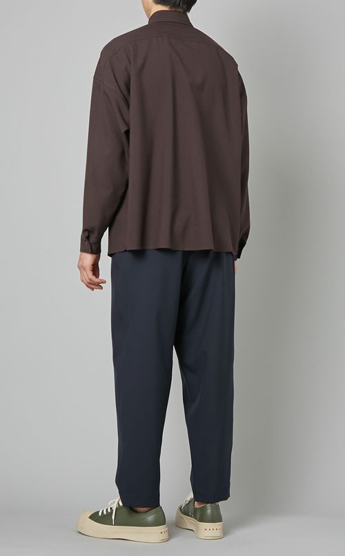 トロピカルウールタックパンツ