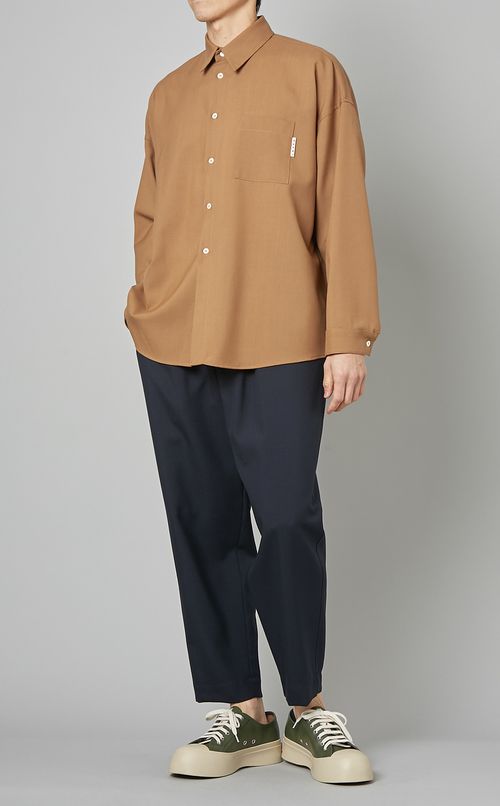 トロピカルウールタックパンツ