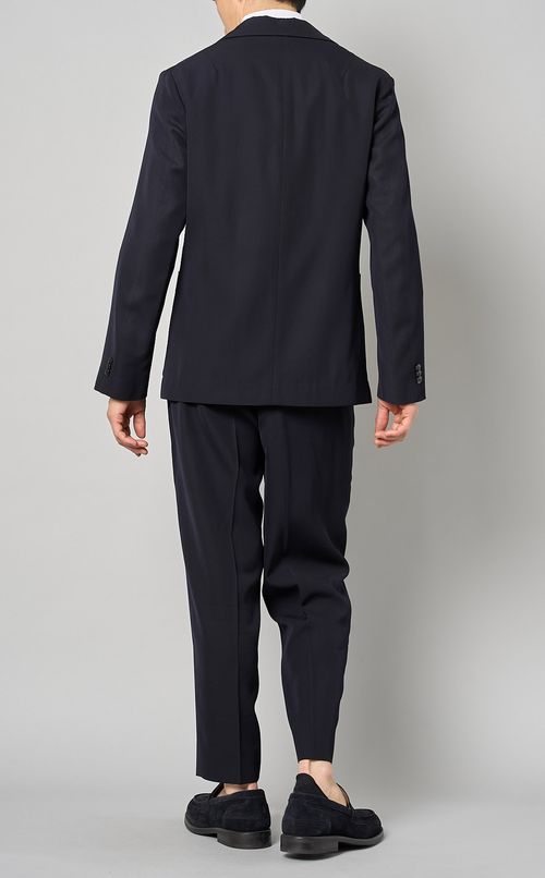 ウールレーヨンツイルダブルジャケット