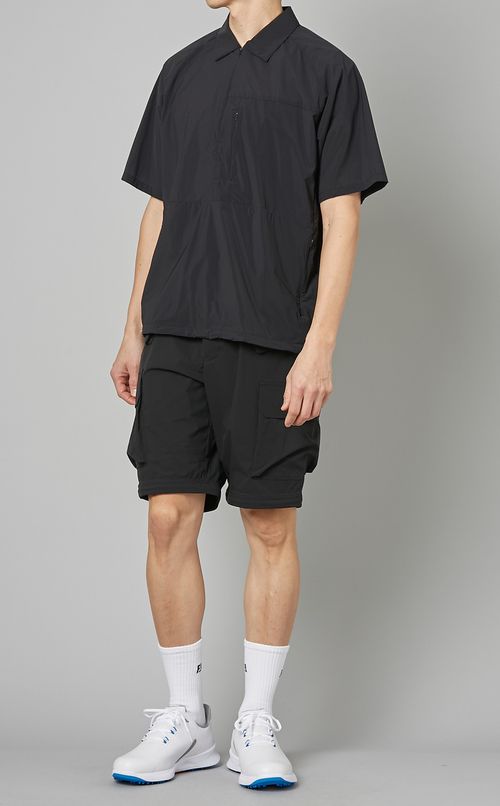 【手洗い可】ナイロンショートスリーブシャツ