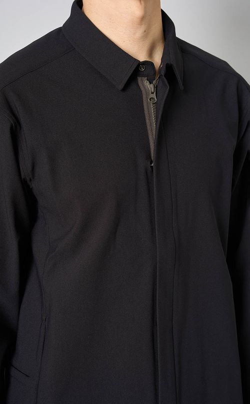 【手洗い可】ストレッチナイロンシャツ