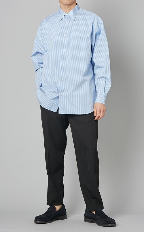 ブロードストライプシャツ