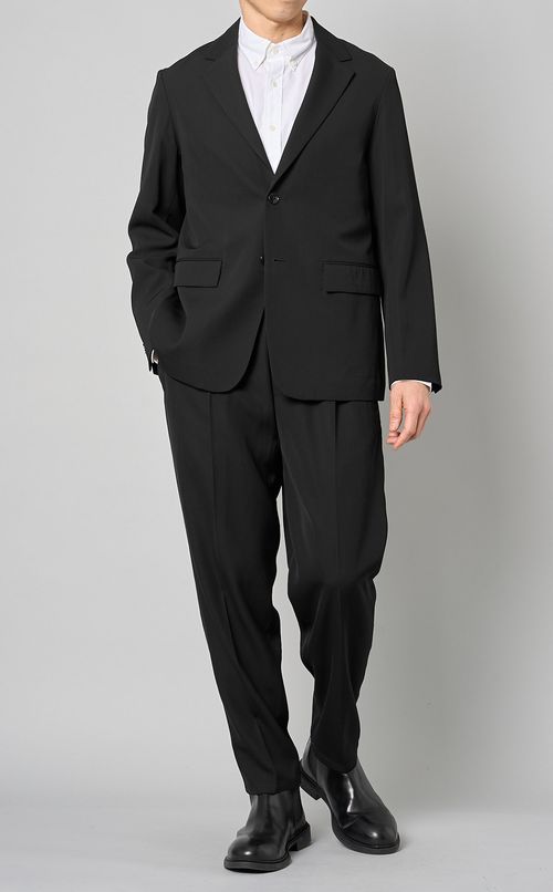 ウールレーヨンツイル2ボタンジャケット