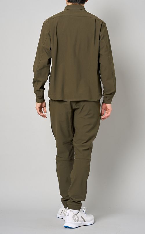 【手洗い可】ストレッチナイロンシャツ