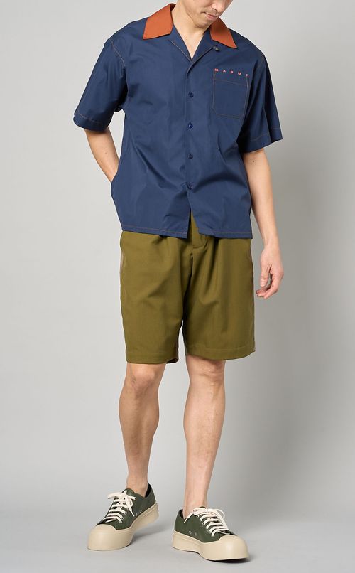 トロピカルウールハーフパンツ