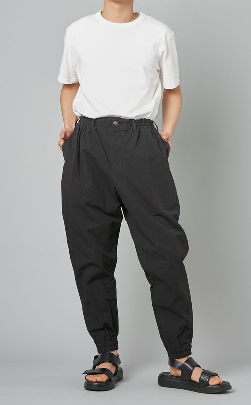 コットンリネンウェザージョガーパンツ