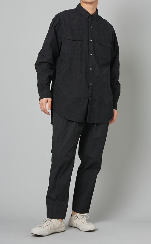 コットンナイロン2タックイージーパンツ