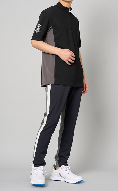 【手洗い可】ジッパーハイネック