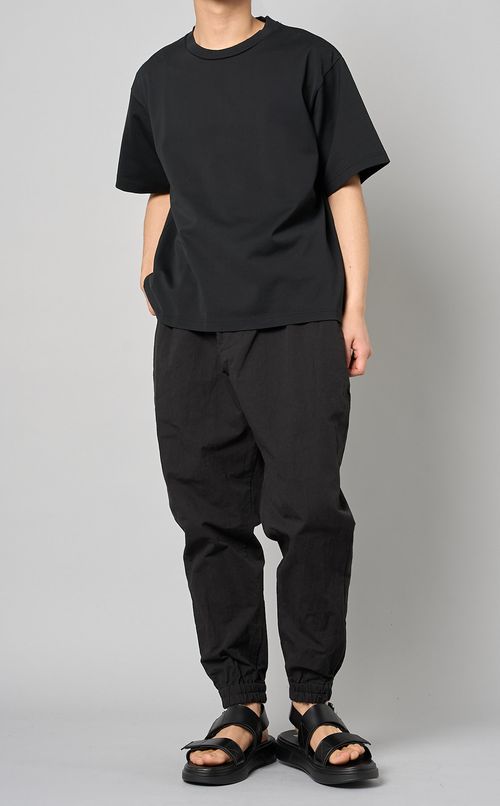 ラバープリントロゴクルーネックT