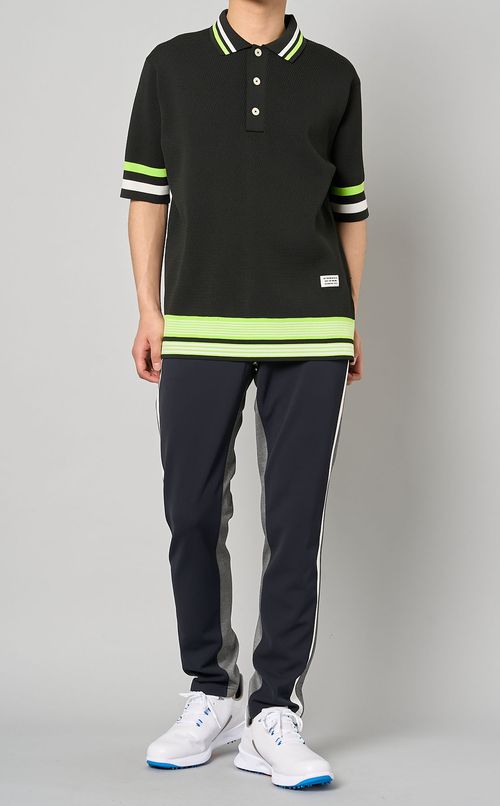 【手洗い可】バイカラーパンツ