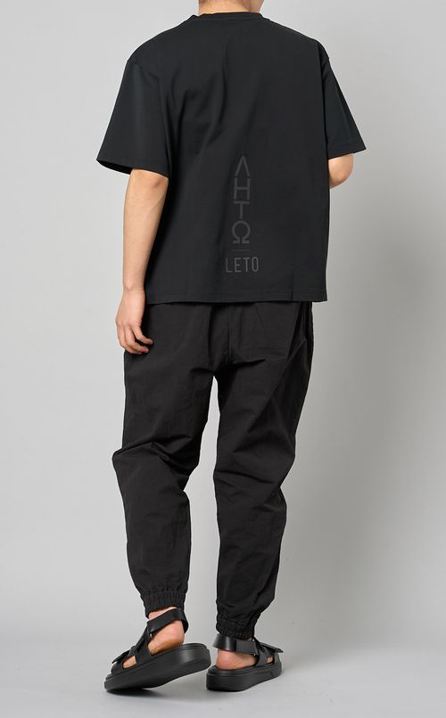 ラバープリントロゴクルーネックT