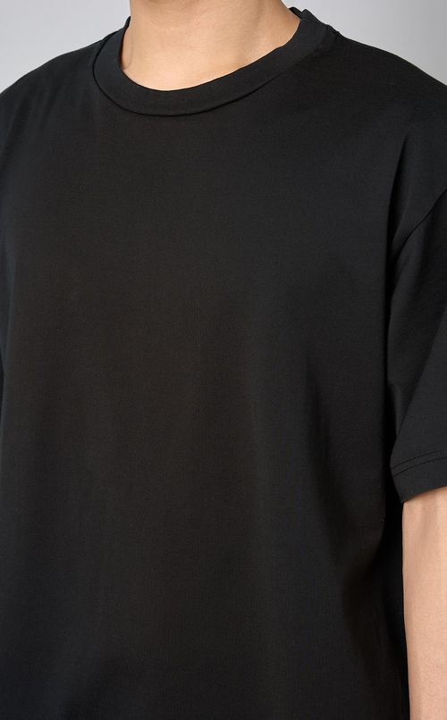 ラバープリントロゴクルーネックT