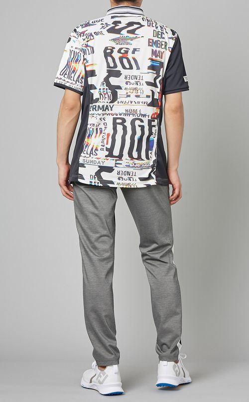 【手洗い可】デジタルプリントモックネック